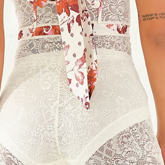 FREE PEOPLE INTIMATELY BIKE SHORT ONSIE IN IVORY - Picture 10 of 16